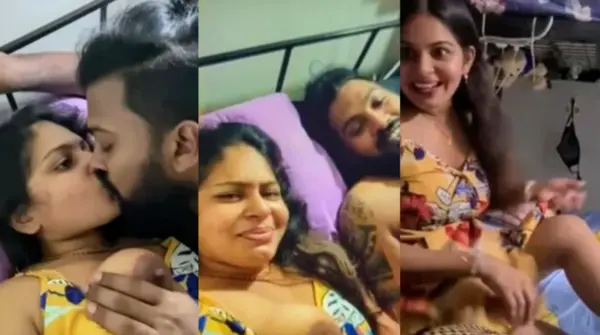 Desi Couple BF Licking her Boobs GF Sex