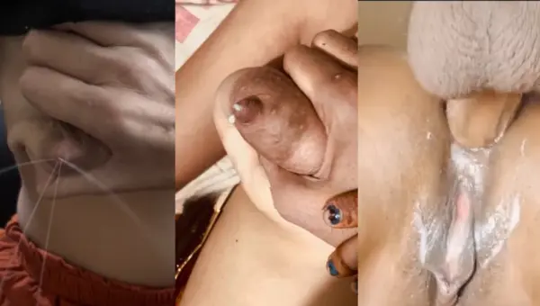 Milky Boobs Wife Creampie Anal Fucking