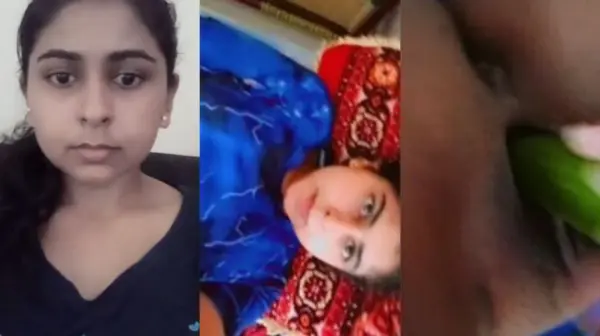 Desi Girl Cucumber in her Pussy Video HD